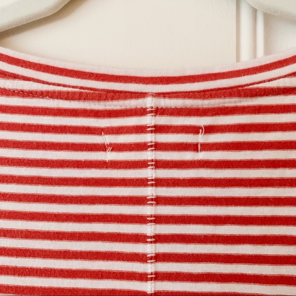 Madewell Red Stripe Cotton Tank Top - Picture 3 of 4
